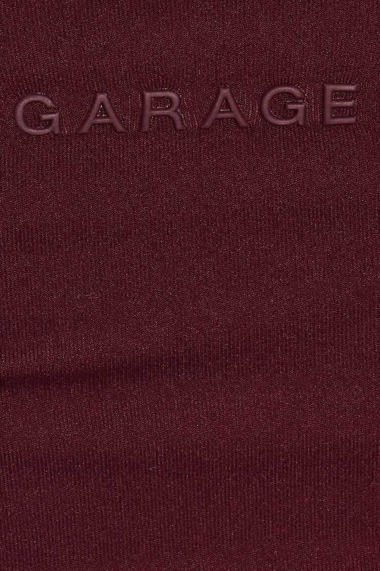 Active Layered Tank Top, Burgundy Bite/Snow White, large