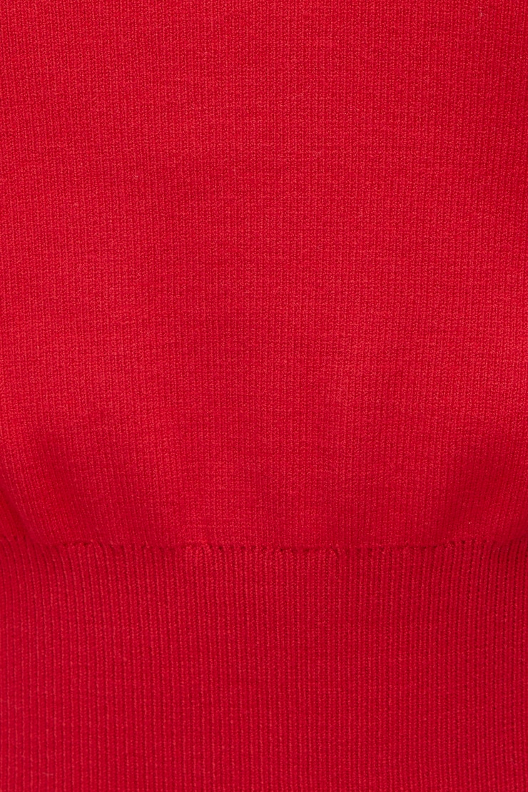 Clara Short Sleeve Sweater High Risk Red large