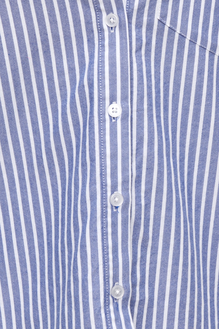 Striped Poplin Shirt