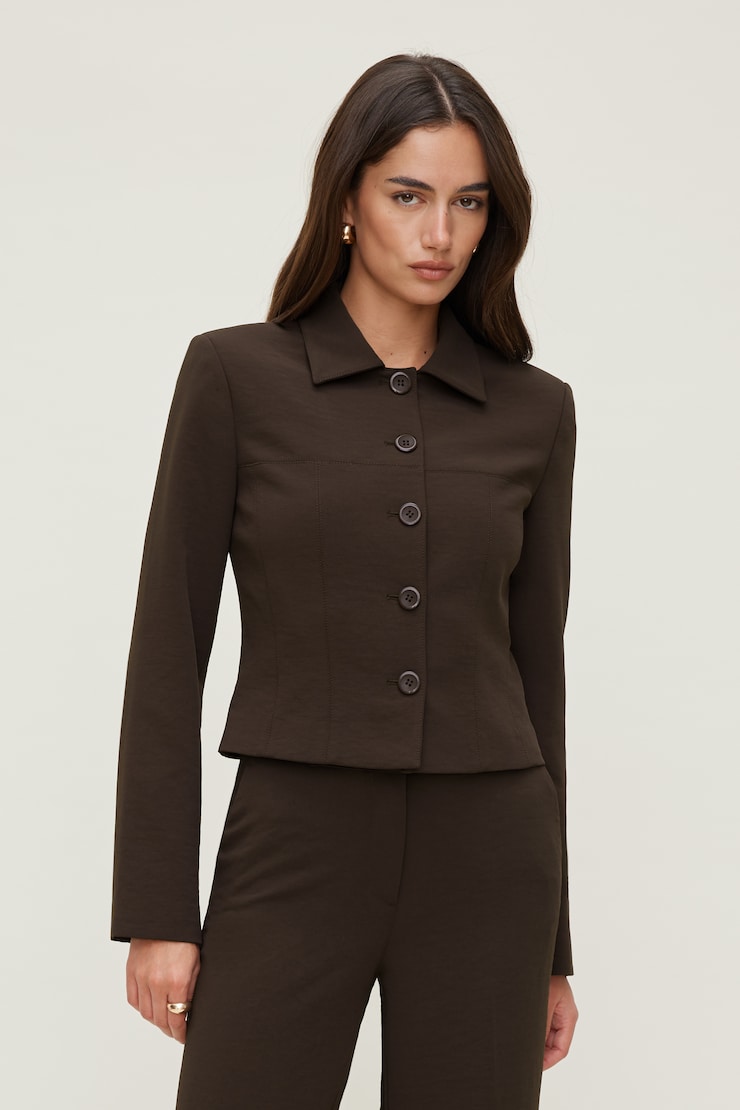 Charlotte Airflow Blazer Java Brown large