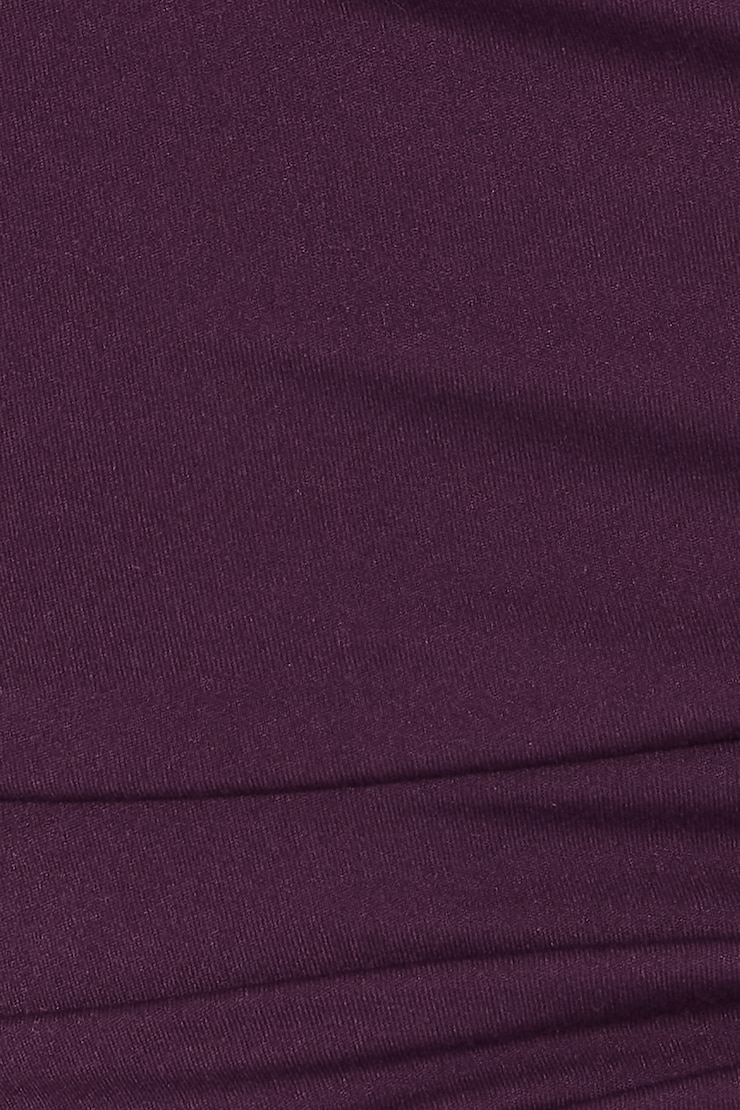 Sleek Crewneck Longsleeve Top, Wild Berry Maroon, large