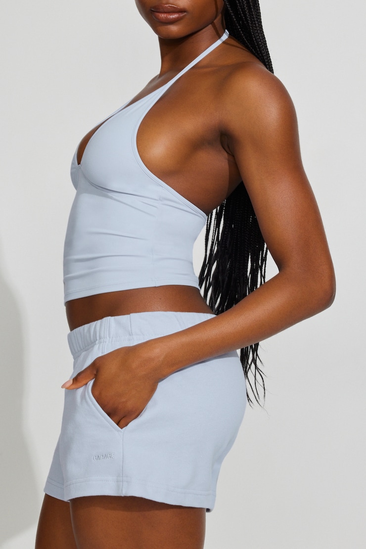 SoftTerry™ Relaxed High Rise Shorts, Blue Flirt, large