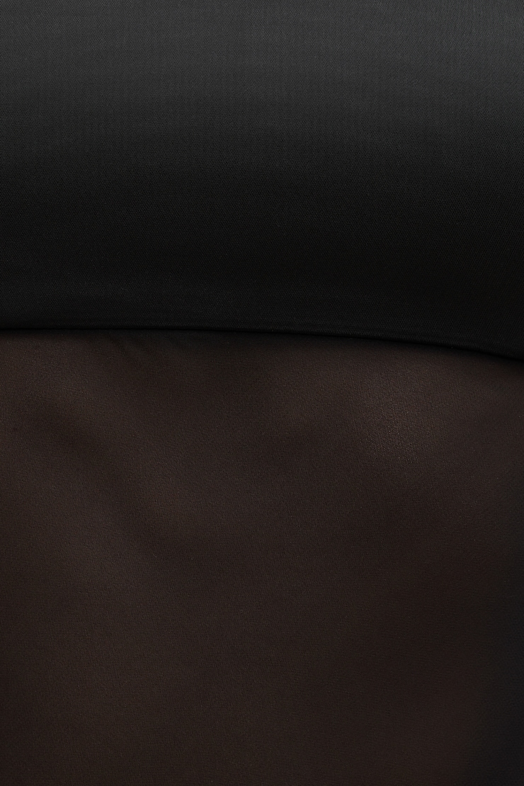 Georgette Tube Top Jet Black large