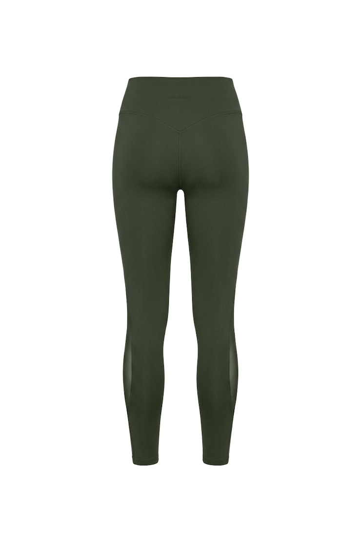 Active Mesh Leggings, Olive Obsession, large