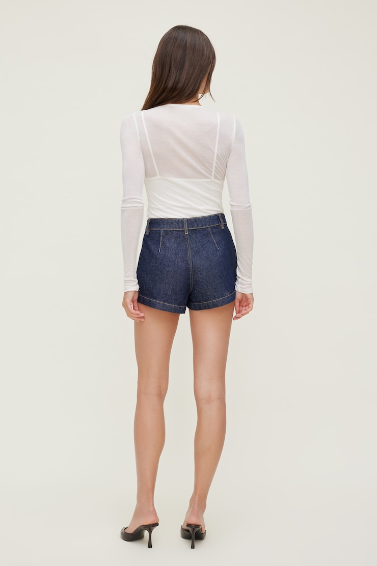 Eliana High Rise Jean Shorts