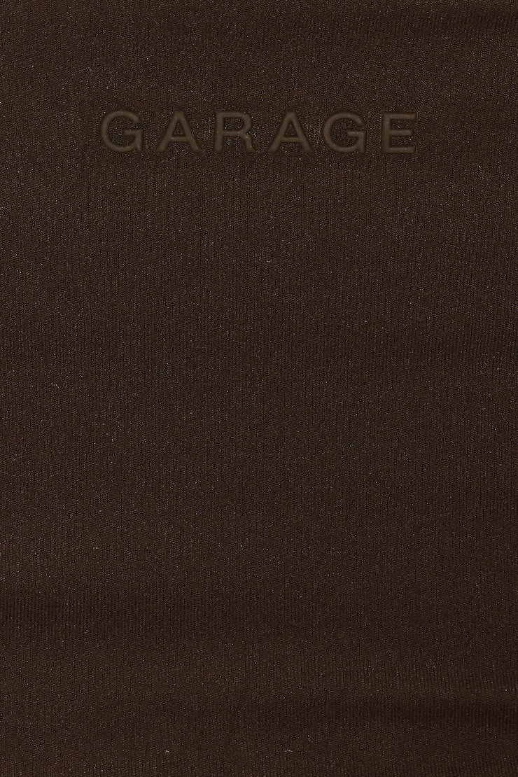 Active High Neck Tank Top, Armadillo Brown, large