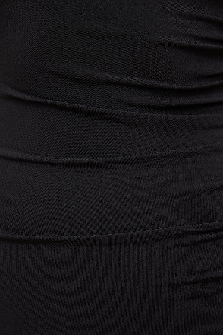 Jayde Sculpt Mini Dress Jet Black large