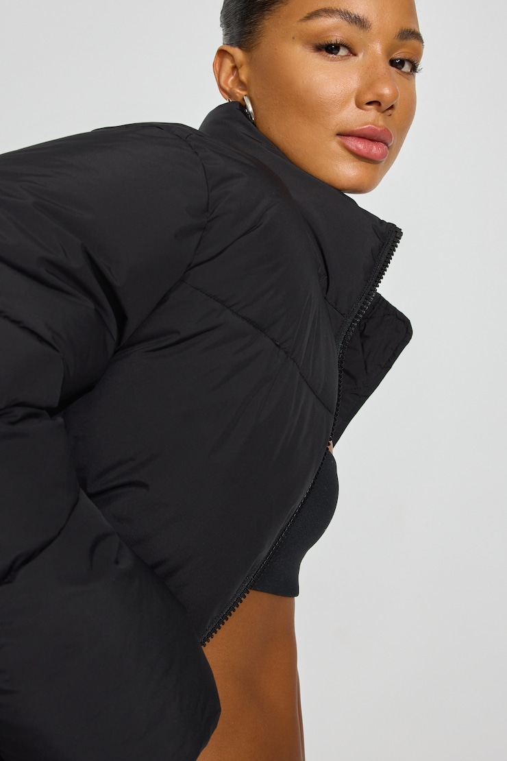 Chill Puffer Jacket, Jet Black, large
