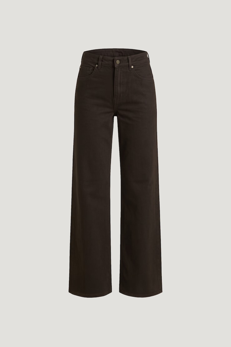 Heidi High Rise Wide Leg Jeans Black Coffee large