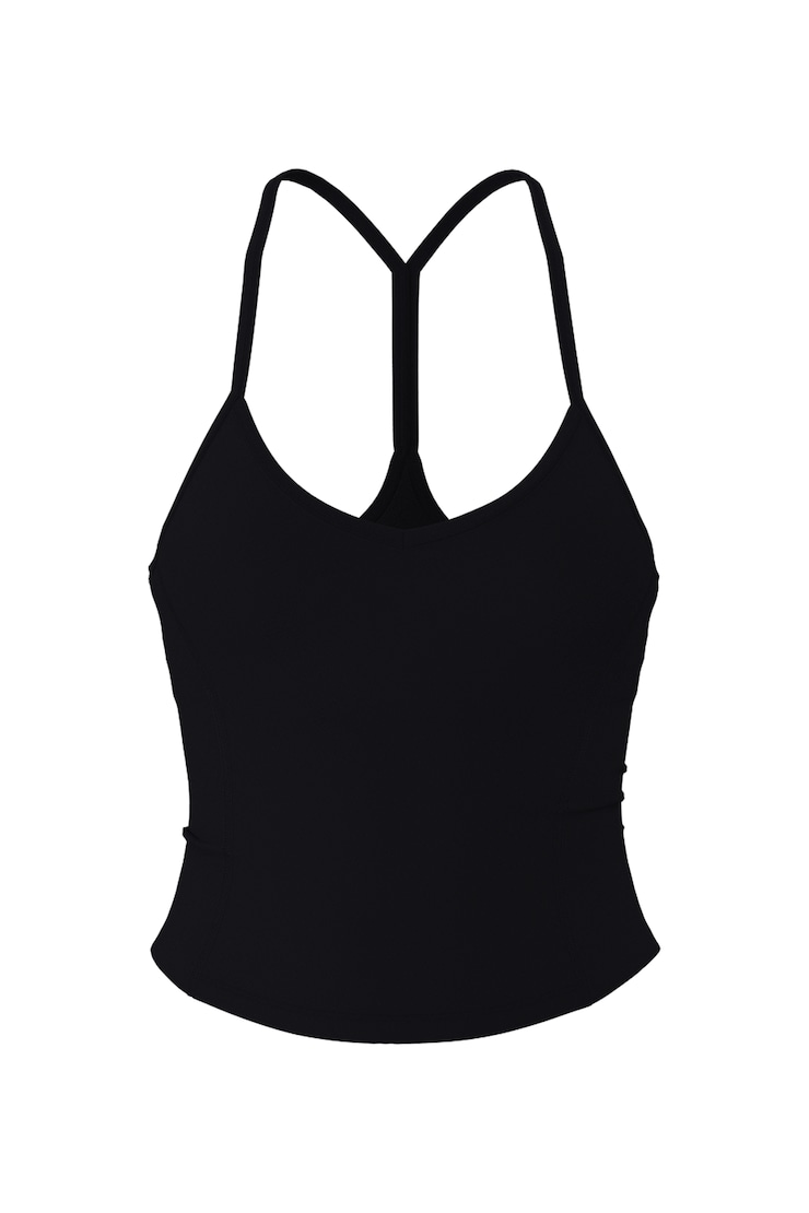 Active Y-Back Tank Top, Jet Black, large