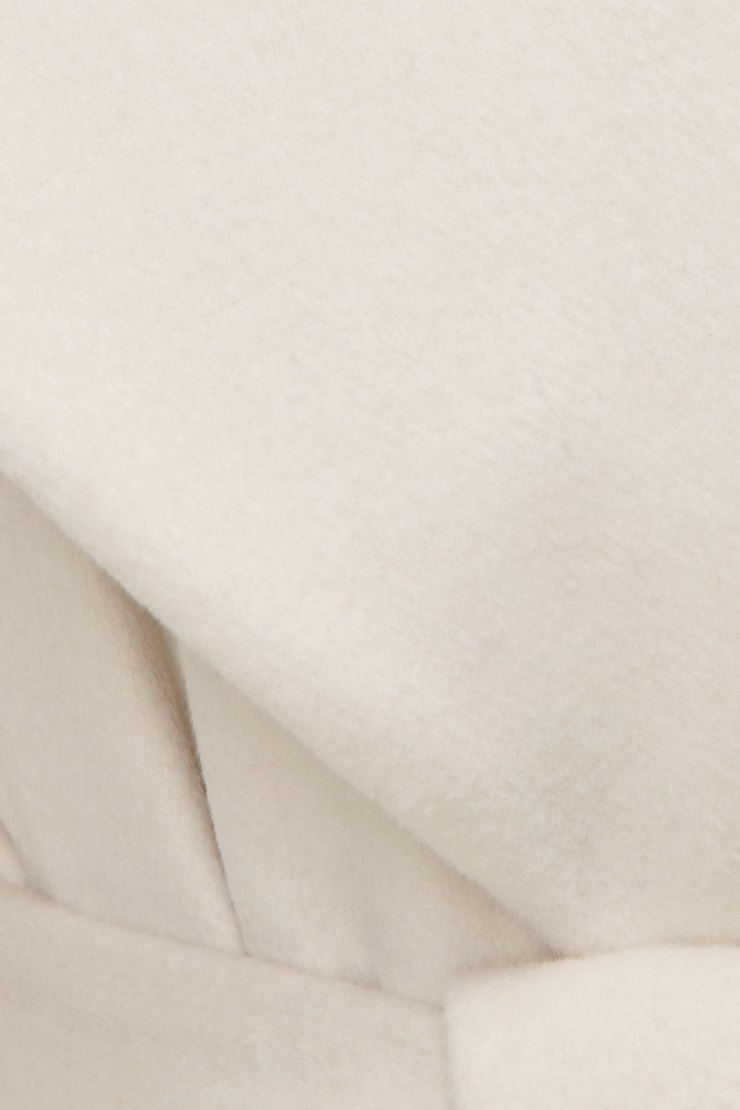 Wrap Wool Coat Sea Salt Cream large