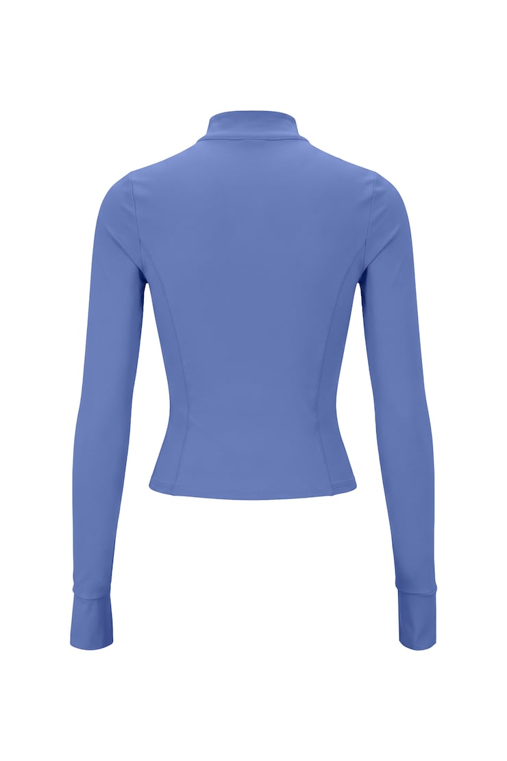 Active Zip Up Jacket, Blue Blush, large