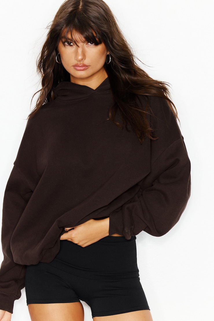 UltraFleece Hoodie, Chocolate Mousse Brown, large