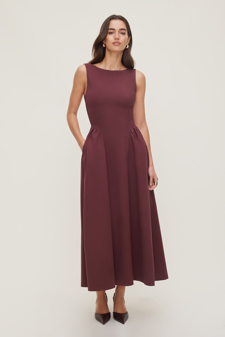 Iris Ponte Midi Dress