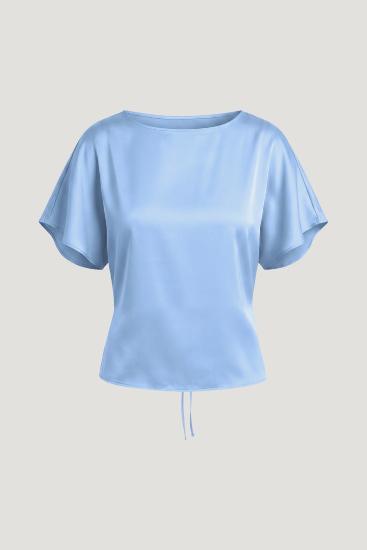 Farra Satin Blouse Bel Air Blue large