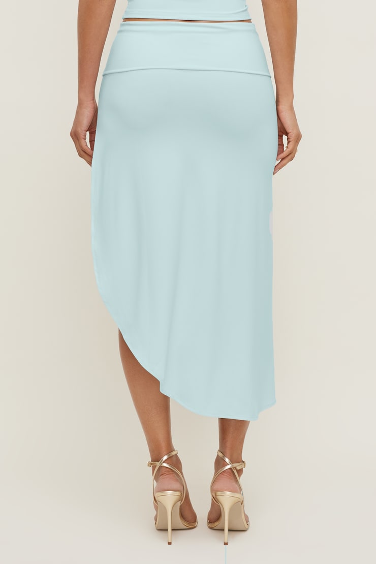 Sculpt Slit Midi Skirt