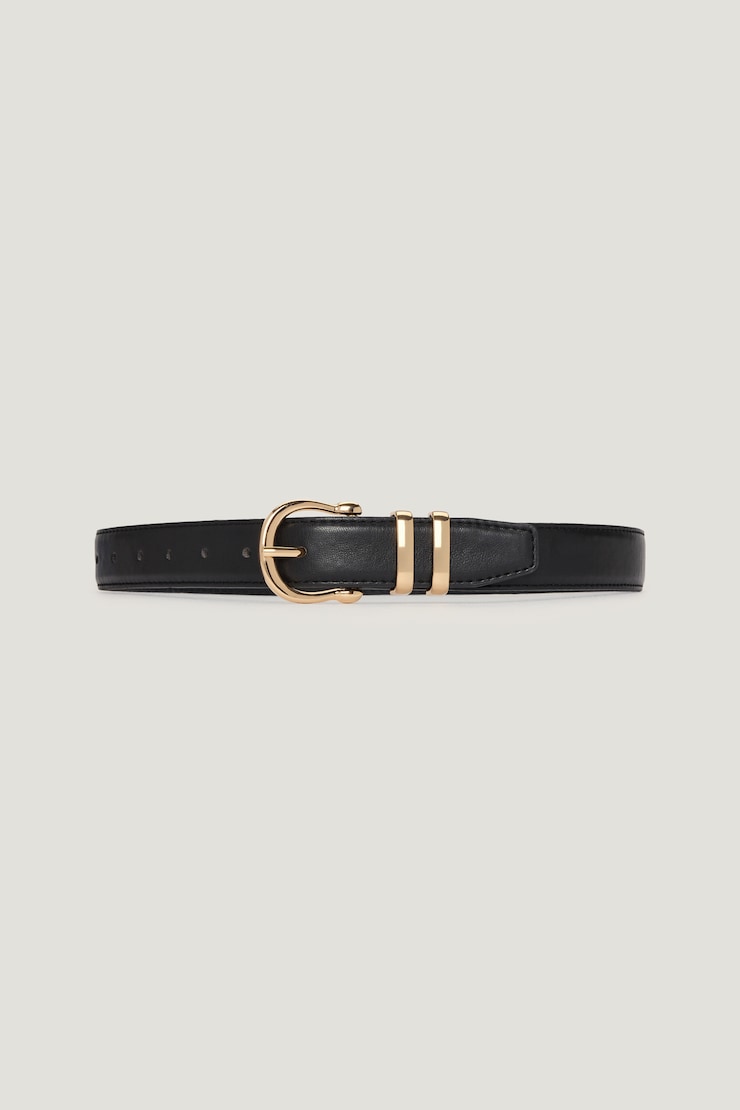 Classic Faux Leather Belt