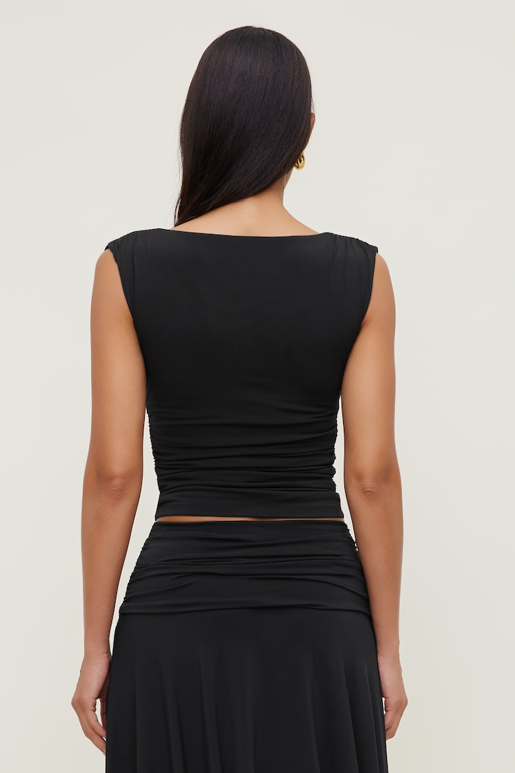 Sculpt Plunge Tank Top