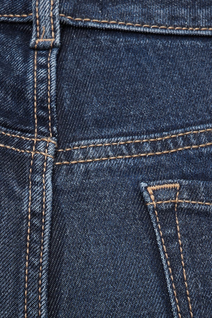 Stretch High Rise Slim Capri Jeans