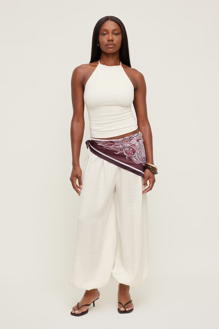 Balloon Pants White | Dynamite