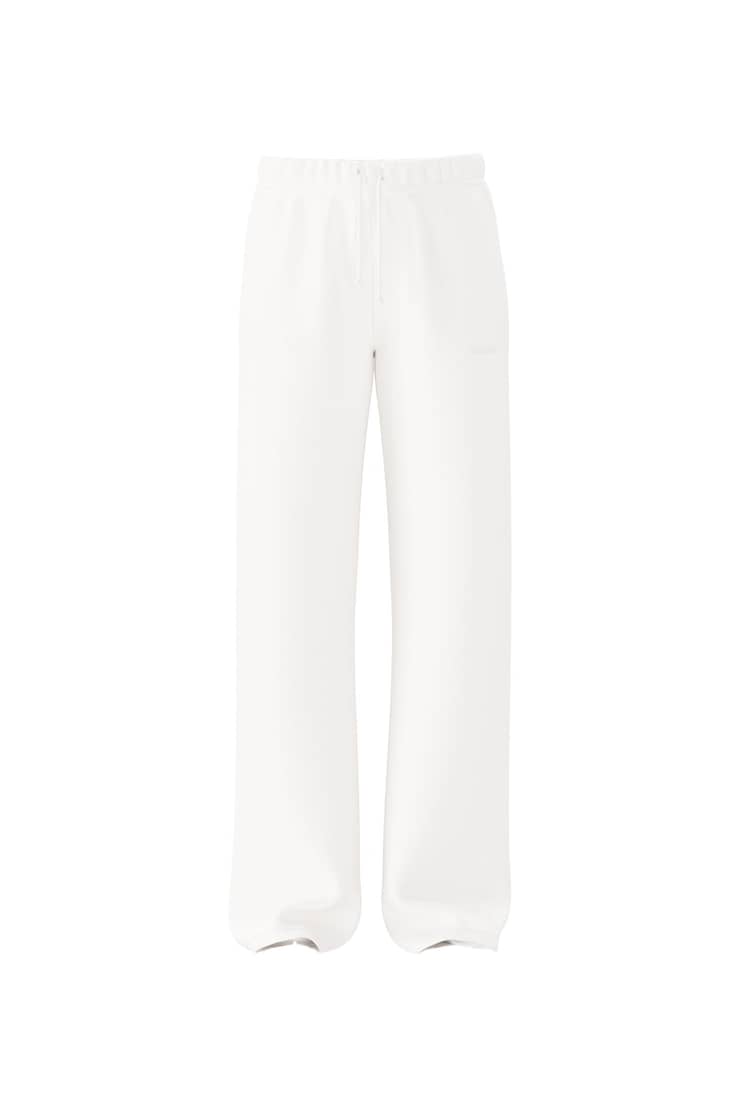 UltraFleece Straight Leg Sweatpants, Snow White, large