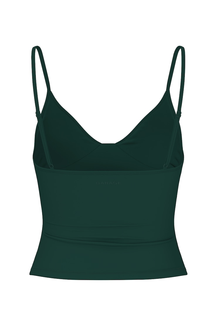 Active Plunge Cami Top, Green Envy, large