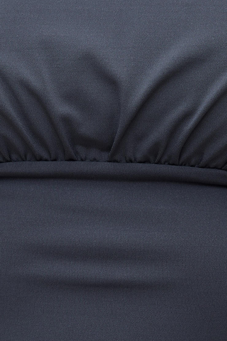 Sculpt Cinched Waist Top India Ink Grey large
