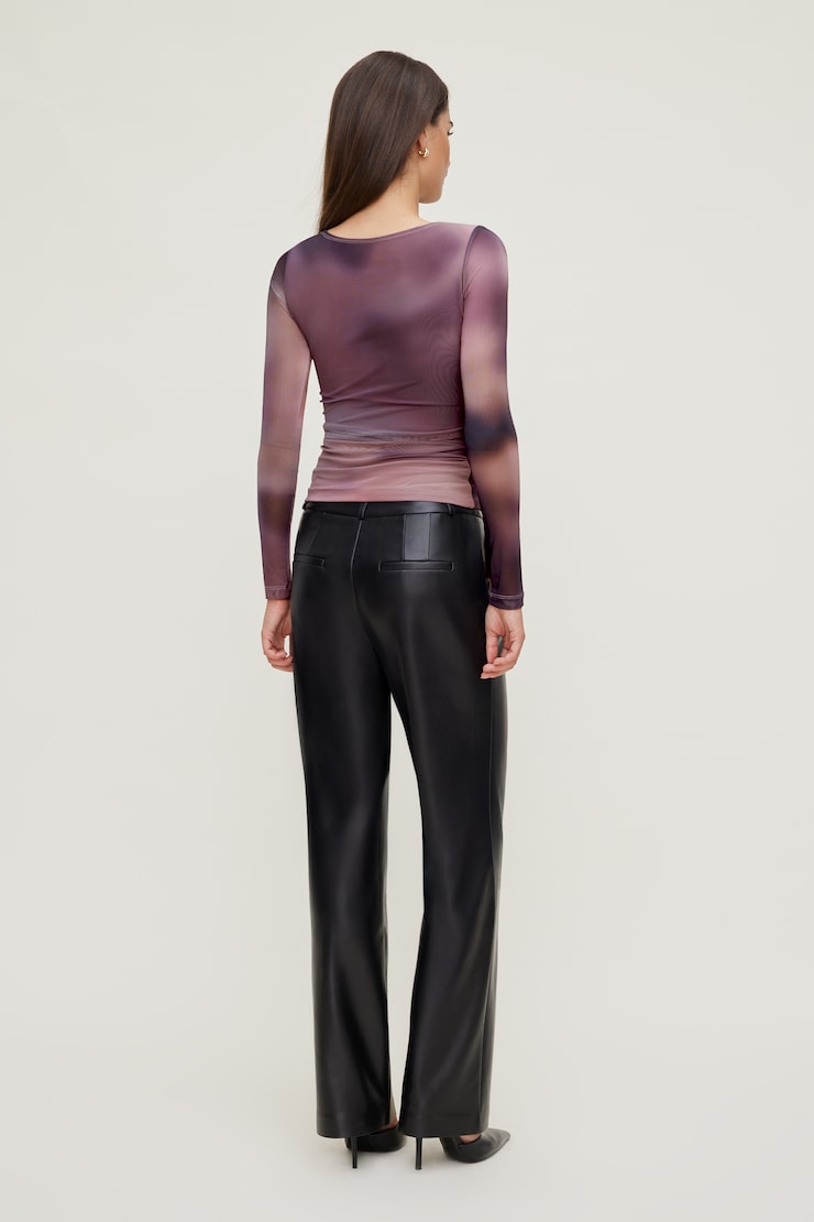 Stella Mesh Long Sleeve Top Purple Blur large