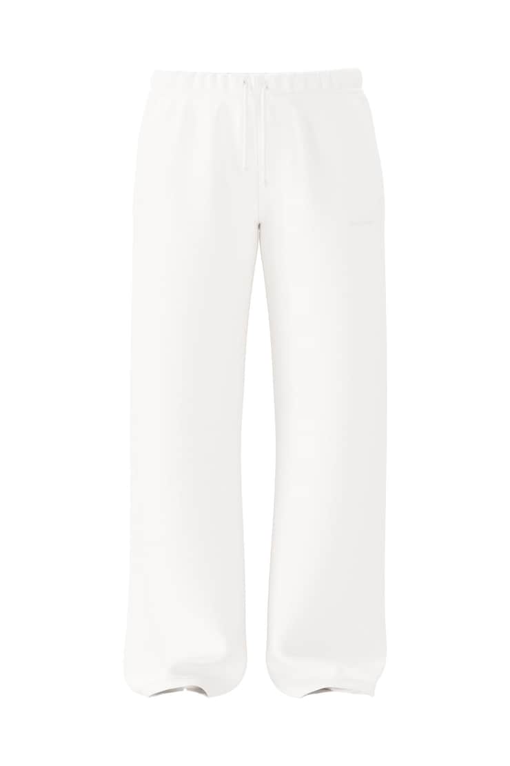UltraFleece Straight Leg Sweatpants, Snow White, large
