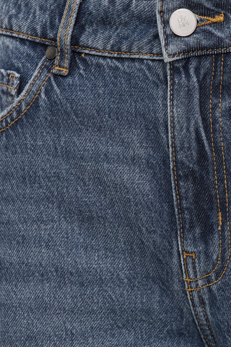 Mika Mid Rise Relaxed Straight Leg Jeans Medium Indigo / Southern Blue large