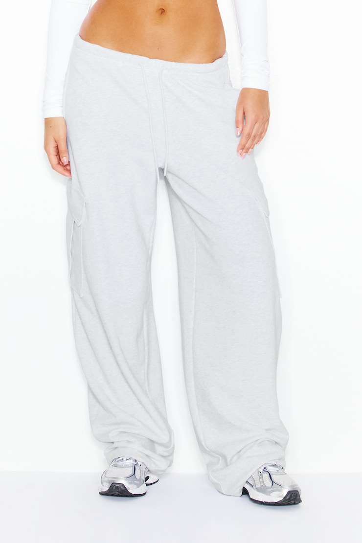 SoftTerry™ Barrel Cargo Pants, Spring Grey Mix, large