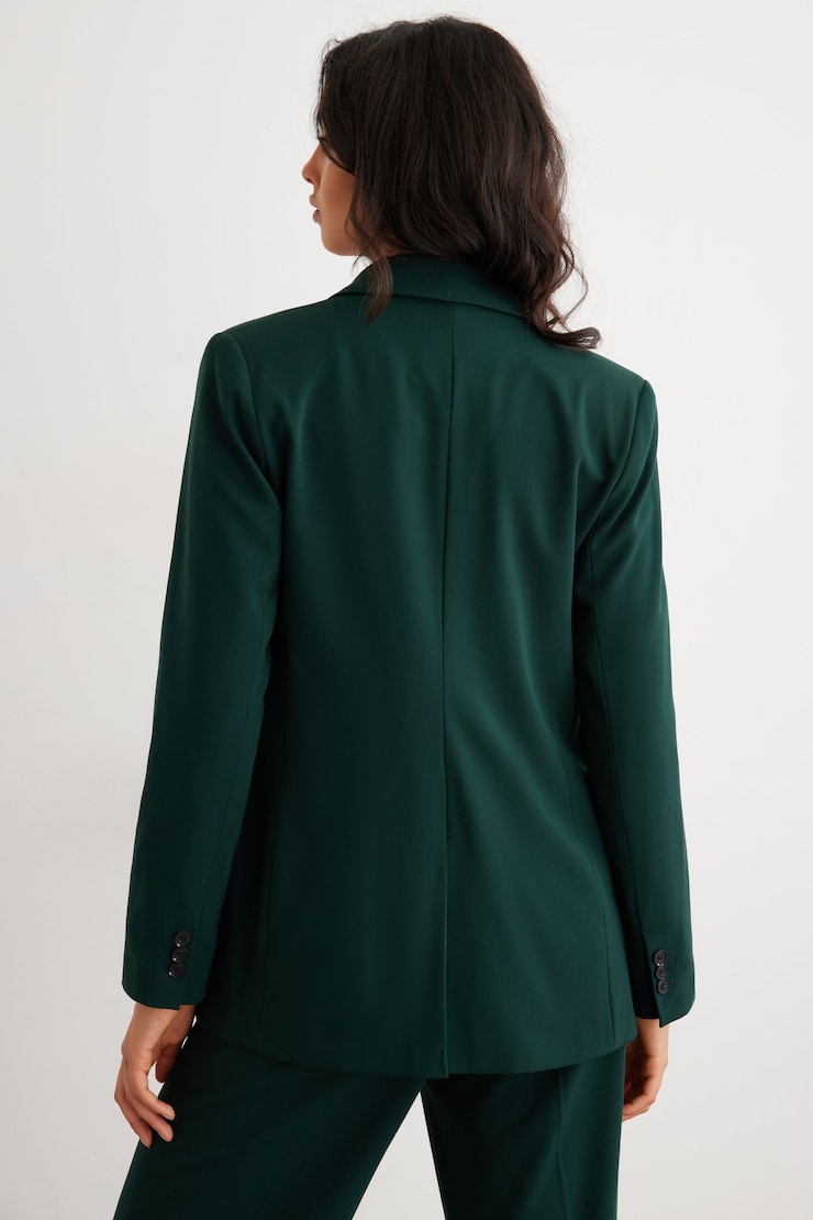 Lorelei Slim Blazer Scarab Green large