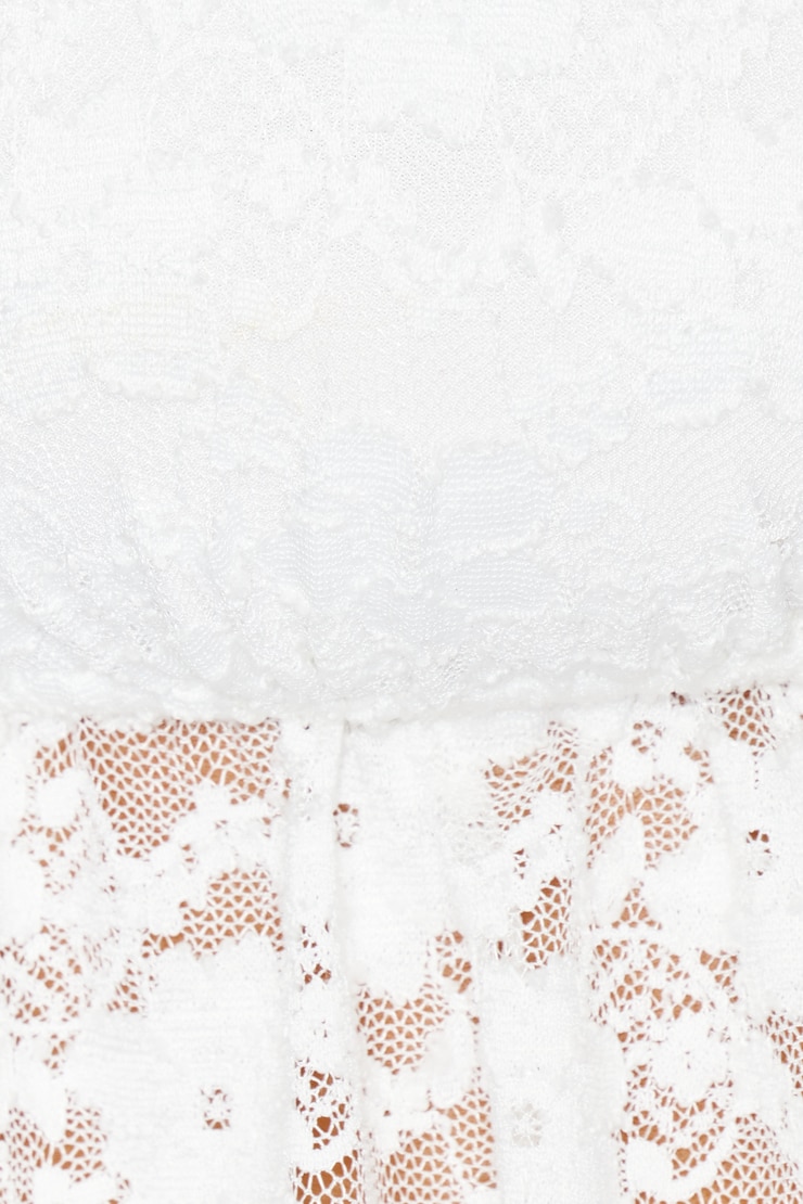 Lace Babydoll Flyaway Halter Top