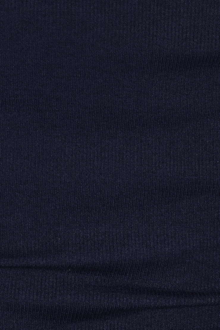 SnatchRib Crewneck Henley Long Sleeve Top, Naughty Navy Blue, large
