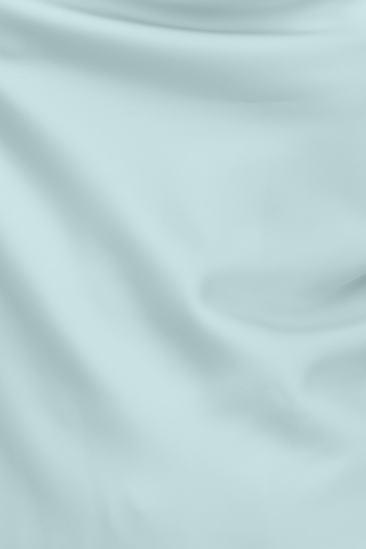Camila Satin Blouse Wan Blue large