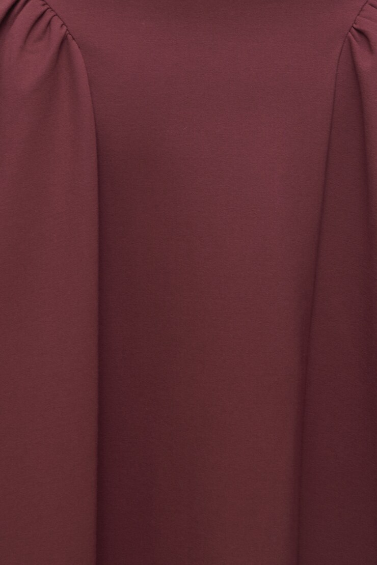 Iris Ponte Midi Dress Zinfandel Burgundy large
