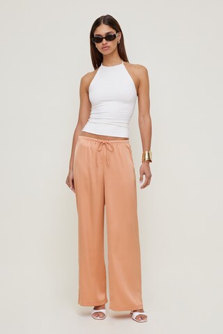 sachin and babi light blue dress BOSS - Relaxed-fit trousers in Japanese crepe main image 1