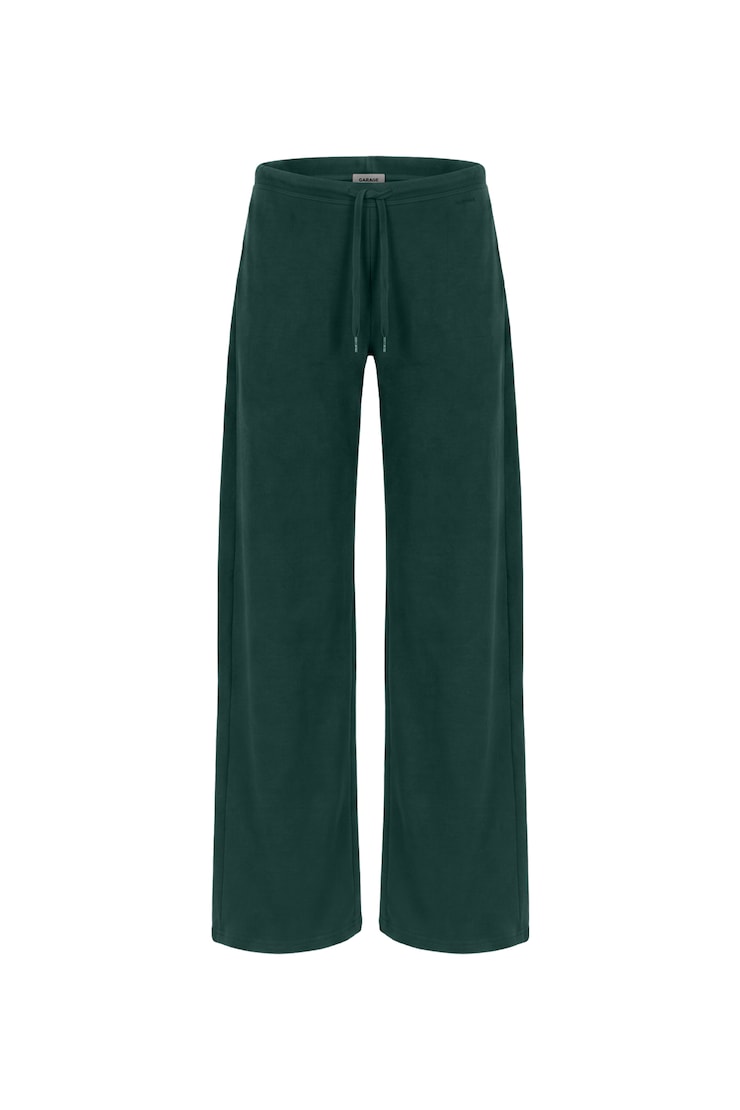 StretchTerry™ Wide Leg Pants, GREEN ENVY, large