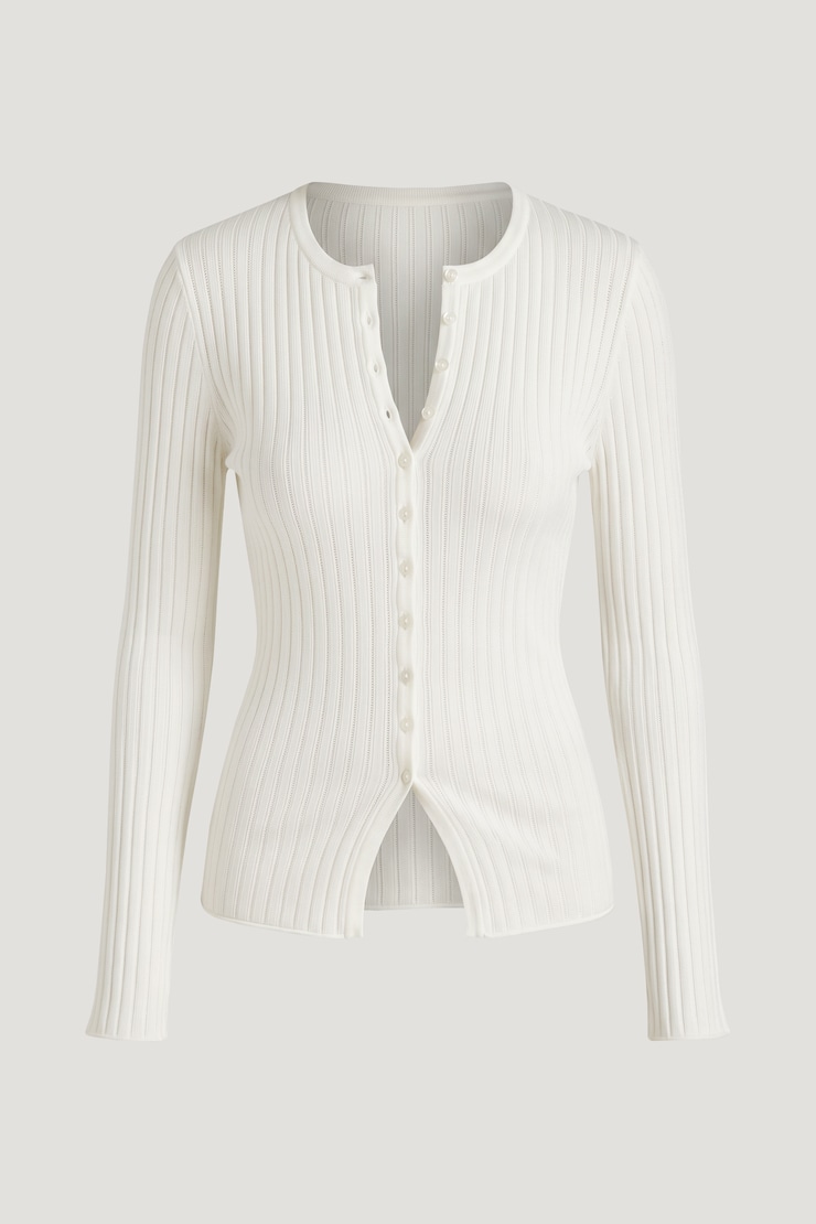 Bell Sleeve Cardigan Snow White large