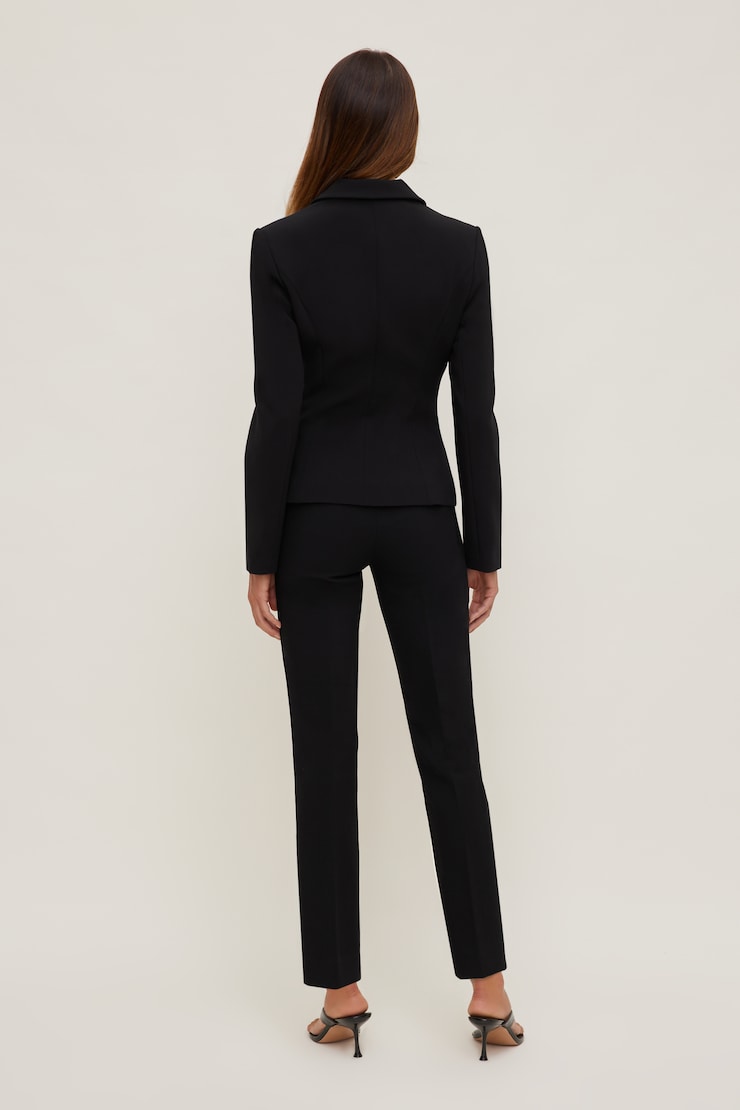 Double Zip Jacket Jet Black large