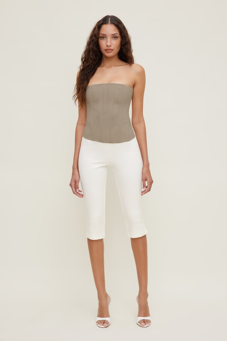 Mesh Corset Top Simply Taupe large