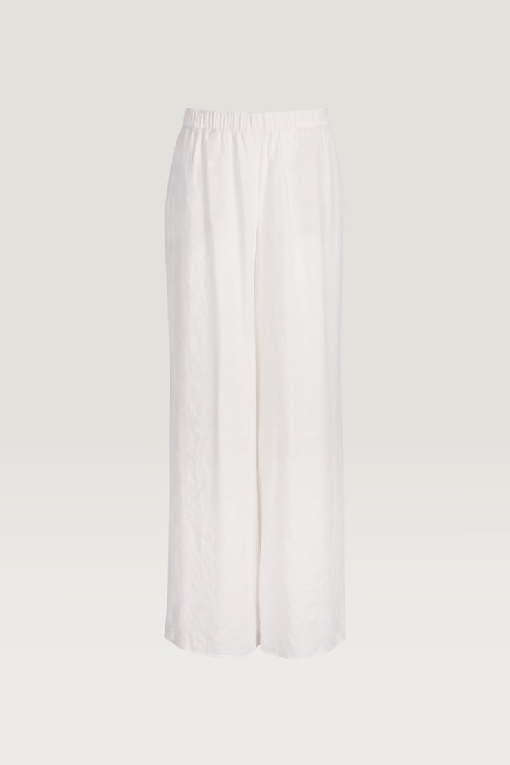Priya Wide Leg Pants Calming White large