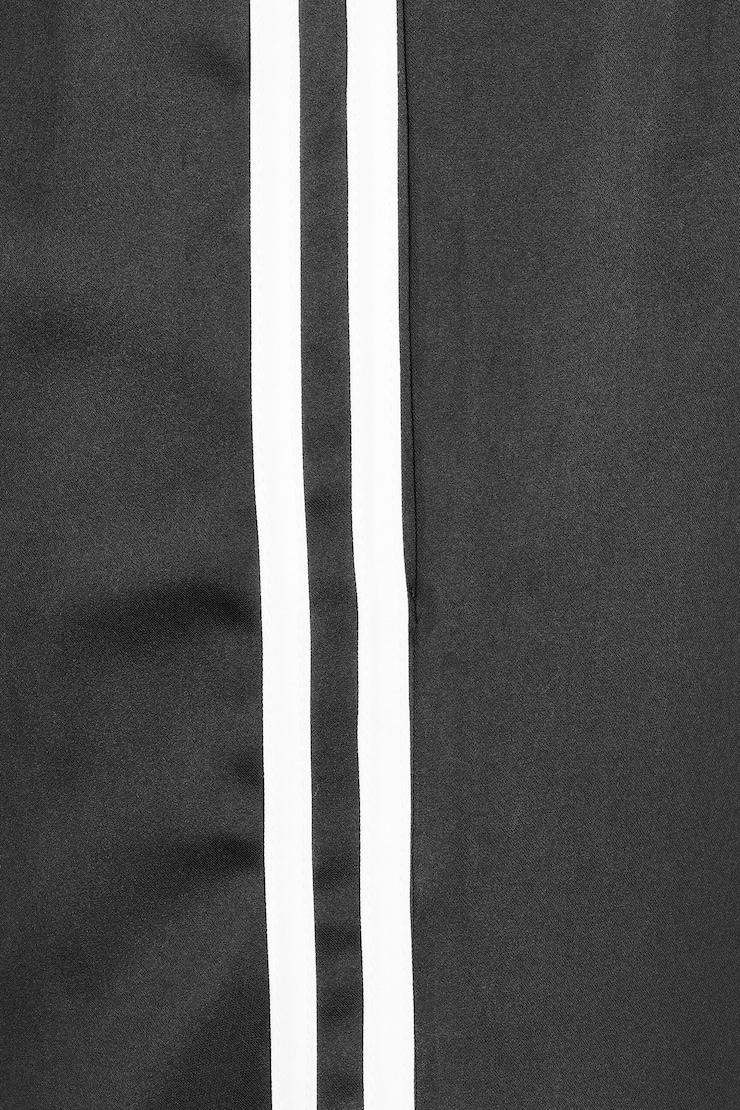 Satin Pants, Noir encre/Blanc, large