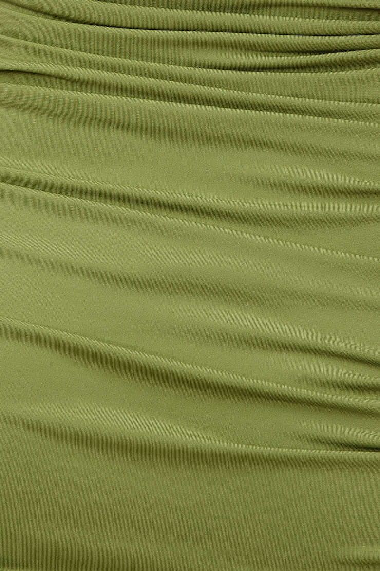 Zaya Sculpt Mini Dress Fern Green large