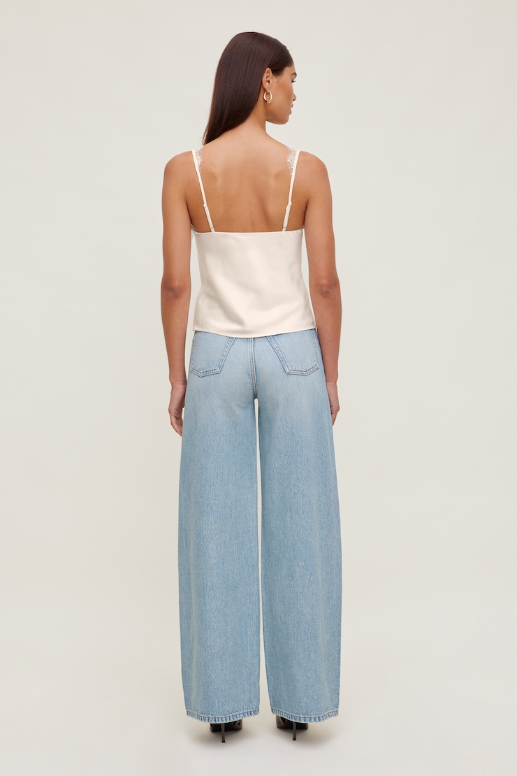 Harlow Ultra High Rise Wide Leg Jeans Light Indigo / Iceberg large