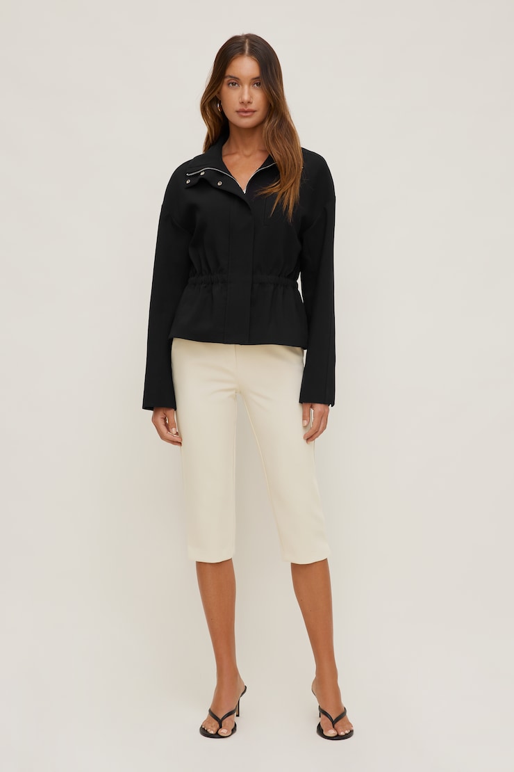High Rise Capri Pants