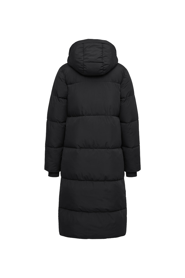 Maxi Puff Coat, Jet Black, large