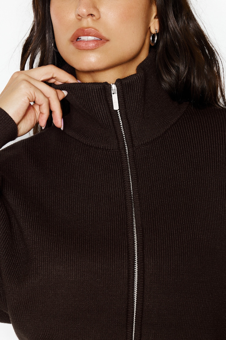 City Layer Full Zip Jacket, CHOCOLATE MOUSSE, large