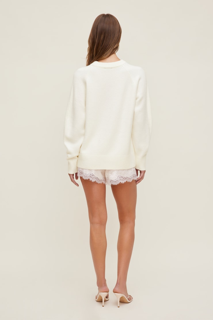 Rory Oversized Sweater Snow White large