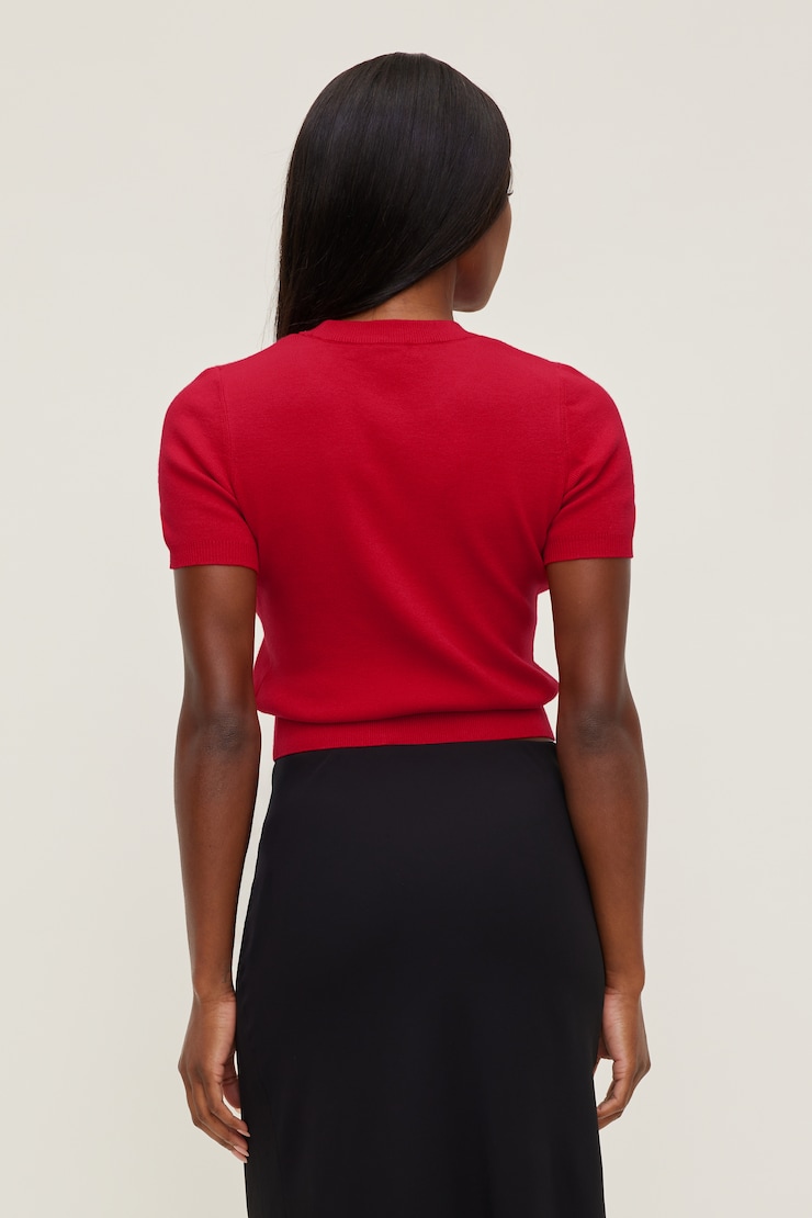 Clara Short Sleeve Sweater